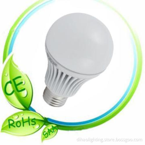 high lumen 7W Dimmable optional E27 led bulb lamp light long lifespan